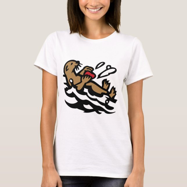 Camiseta Nutria marina (Anverso)