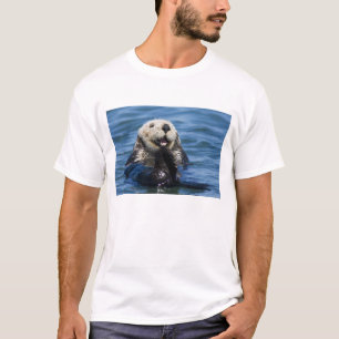 Camiseta Nutria marina de California Enhydra lutris) se aci