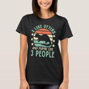 Camiseta nutria mujeres nutria niños otter tter 1