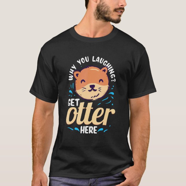 Camiseta Nutria   Para nutria de mar hurón pez nutria anima (Anverso)