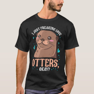 Camiseta Nutria para nutria marina hurón pez nutria animal