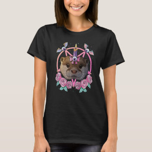 Camiseta Nutria Pastel Gótic Pagana Menhera Otter Espeluzna