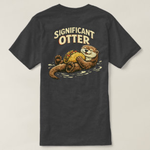 Camiseta “nutria significativa” Diseño relajante