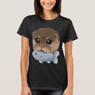 Camiseta Nutria y juguete