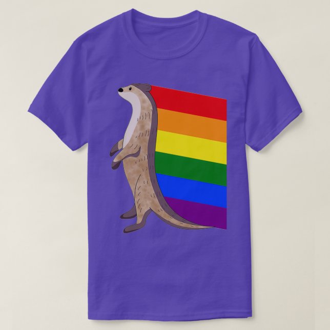 Camiseta nutrias gays (Diseño del anverso)