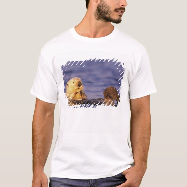 Camiseta Nutrias marinas, Enhydra lutris 4 (Anverso)