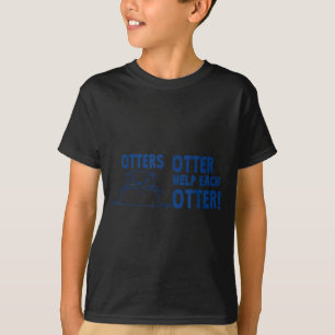 Camiseta Nutrias Nutria Ayudan A Cada Nutrias Dicho Diverti