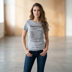 Camiseta Nutrición de Aquarius Hecho Zodiac T-Shirt