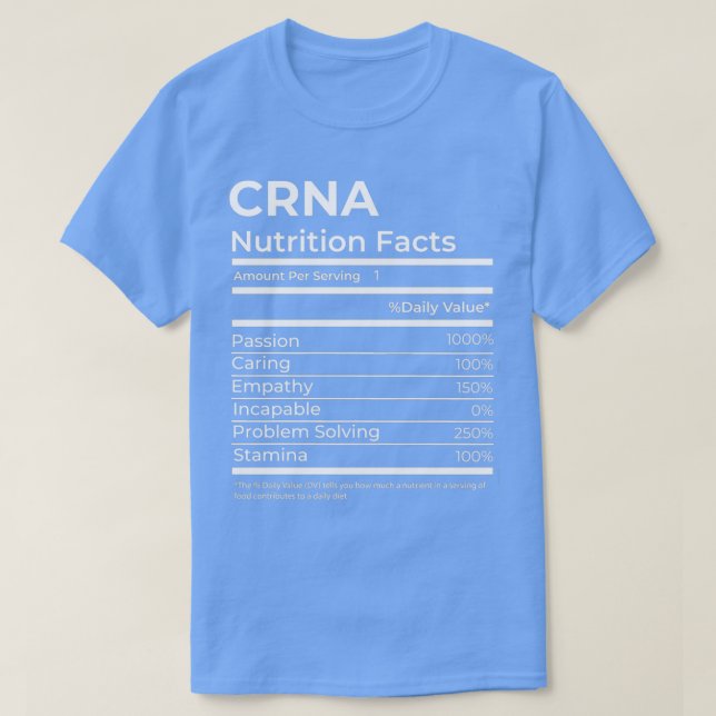 Camiseta Nutrición de asistente de Enfermería registrada ce (Diseño del anverso)