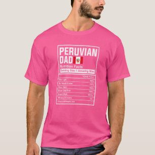Camiseta Nutrición de padre peruano hace notar el día del p