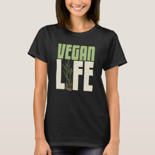 Camiseta Nutrición de plantas veganas verduras comida Ensal