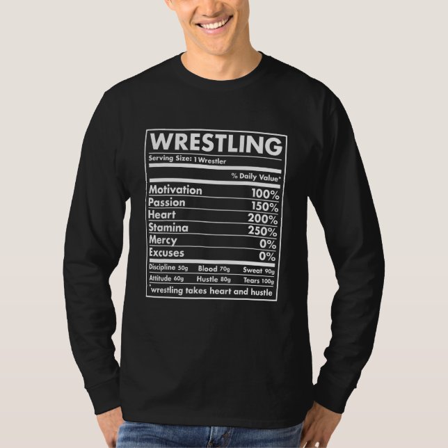 Camiseta Nutrición Deportiva Lucha (Anverso)