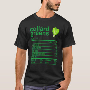 Camiseta Nutrición Hecho Collard de Alimentos Verdes Acción