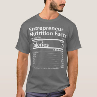 Camiseta Nutrición Hechos Motivación de Éxito Empresarial 1