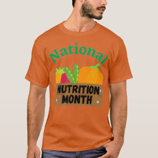 CAMISETA NUTRICIÓN NACIONAL MES MES MES 13