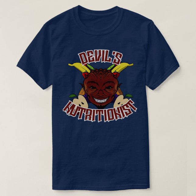 Camiseta Nutricionista de Diablos (Diseño del anverso)