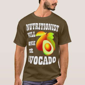 Camiseta Nutricionista trabajará en aguacate 2