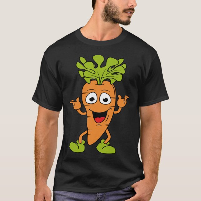 Camiseta Nutritionist Carrot for Dietician and Vegan 10 (Anverso)