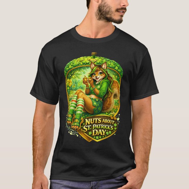 Camiseta Nuts About St. Patrick's Day (Anverso)