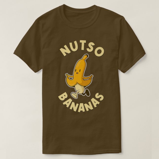 Camiseta Nutso Bananas Funny Mental Health5920 (Diseño del anverso)
