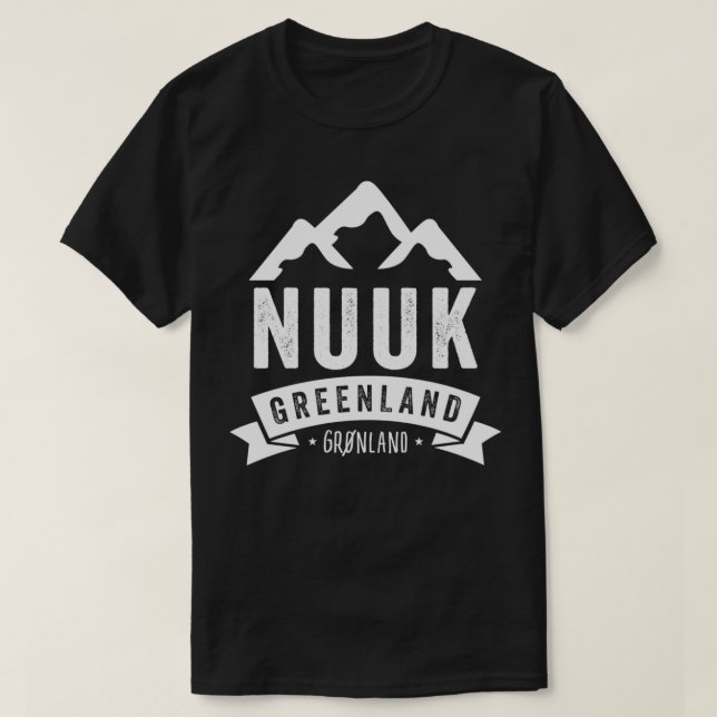 Camiseta Nuuk Greenland (Diseño del anverso)