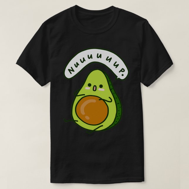Camiseta Nuuup Aguacate (Diseño del anverso)