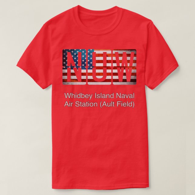 Camiseta NUW Whidbey Island Estación Naval Aérea Ault Field (Diseño del anverso)