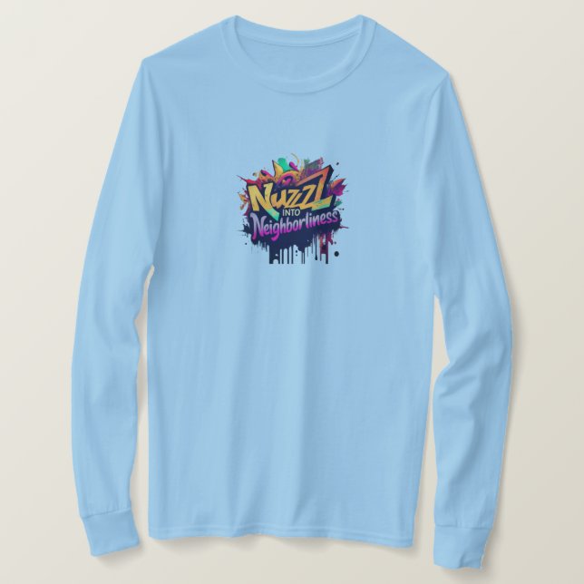 Camiseta Nuzzle en la vecindad (Anverso del diseño)