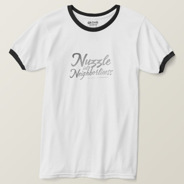 Camiseta Nuzzle en la vecindad (Anverso del diseño)