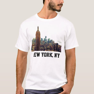 Camiseta NY City Skyline Empire State Building, LM 7