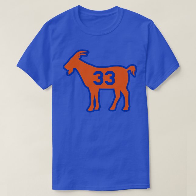 Camiseta NY GOAT 33 Blue (Diseño del anverso)