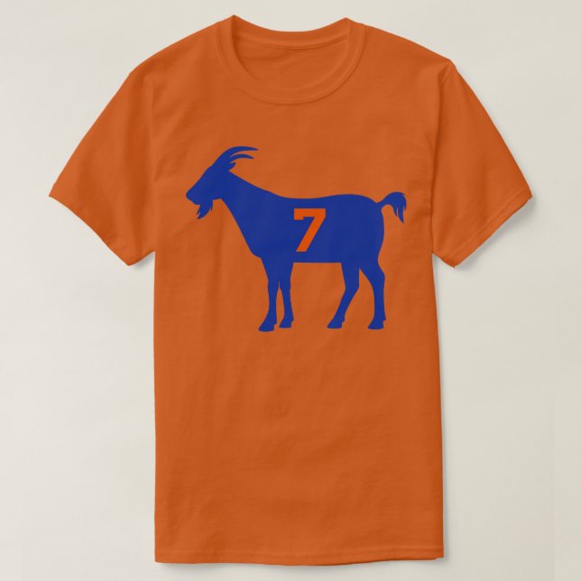 Camiseta NY GOAT 7 White (Diseño del anverso)