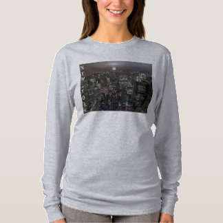 Camiseta NY Hoodie, Camisón de sudadera capuchada de Nueva 