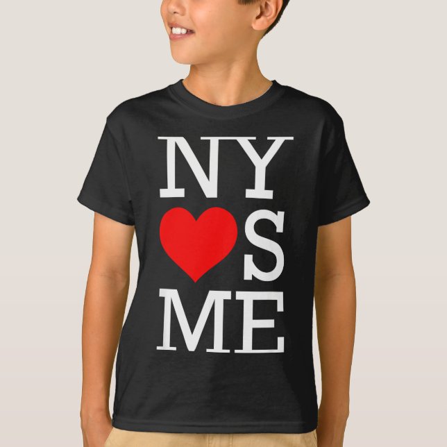Camiseta Ny Loves Me Funny I Heart New York  (Anverso)