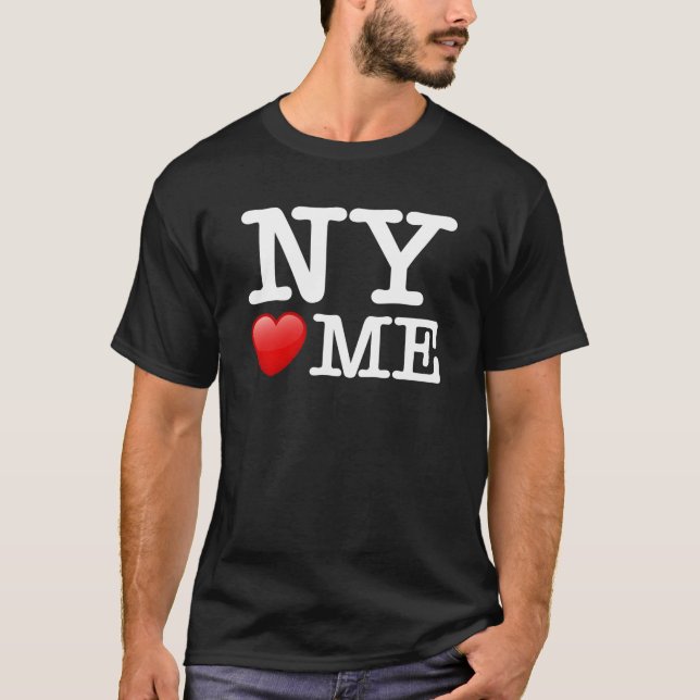 Camiseta NY me ama, NYC me ama (Anverso)