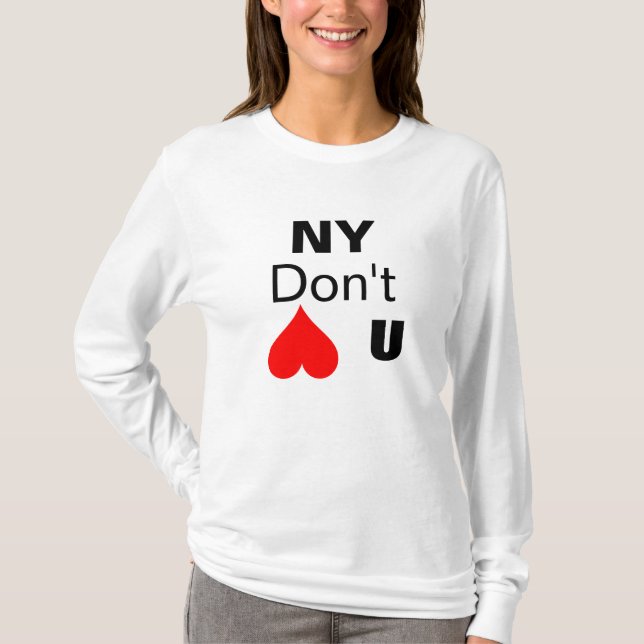 Camiseta NY, no hacen, U (Anverso)
