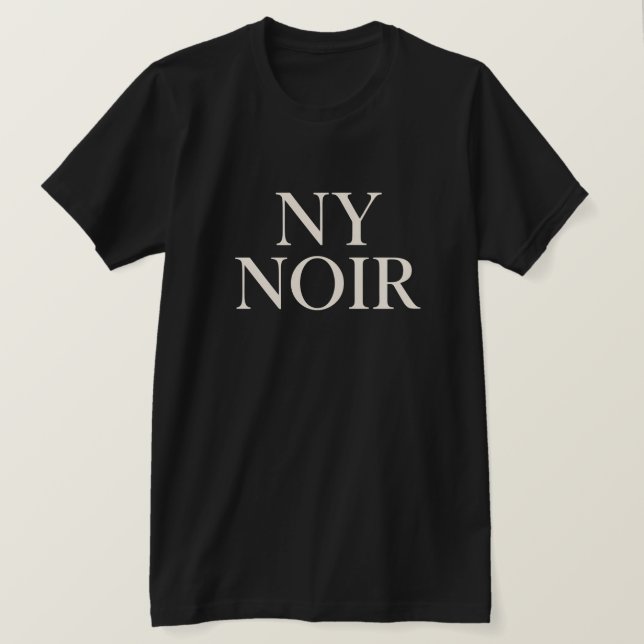 Camiseta NY Noir (Anverso del diseño)