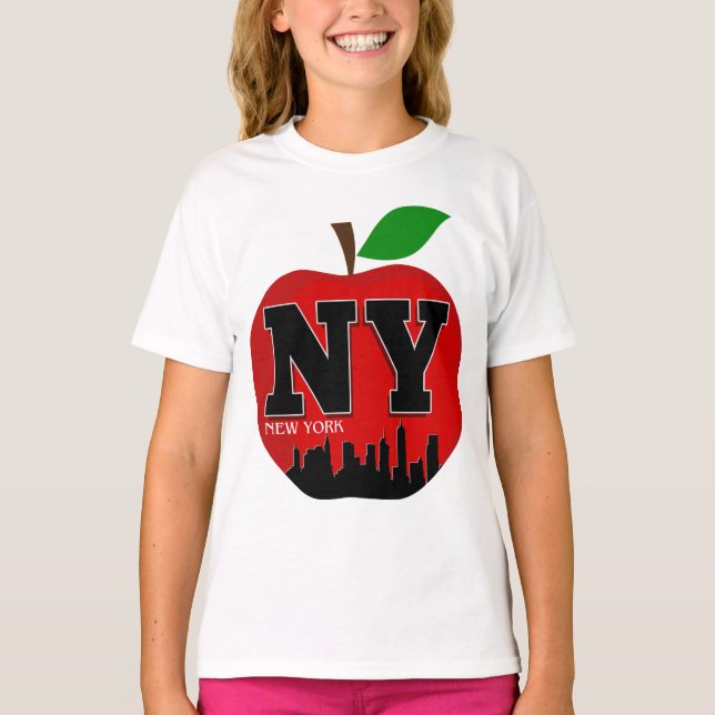 CAMISETA NY NUEVA YORK LA GRAN MANZANA (Anverso)