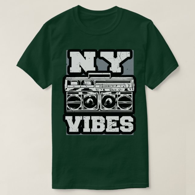 Camiseta NY Vibes New York City Street Style (Diseño del anverso)