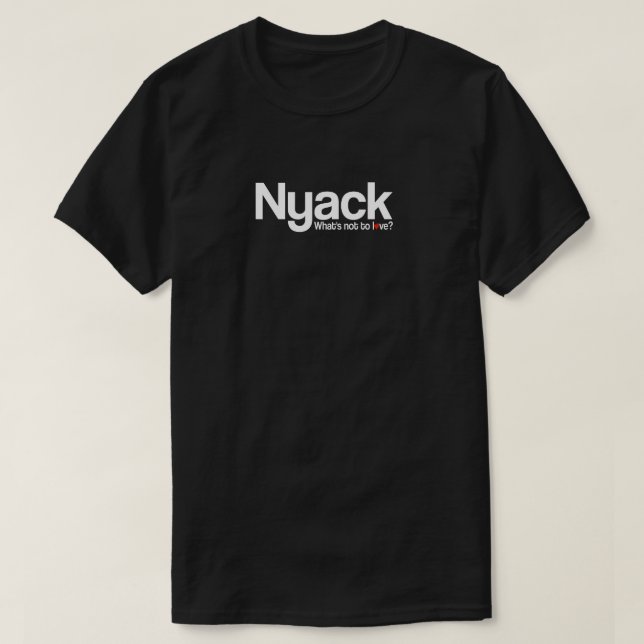 Camiseta Nyack ¿Qué no es amar? (Diseño del anverso)