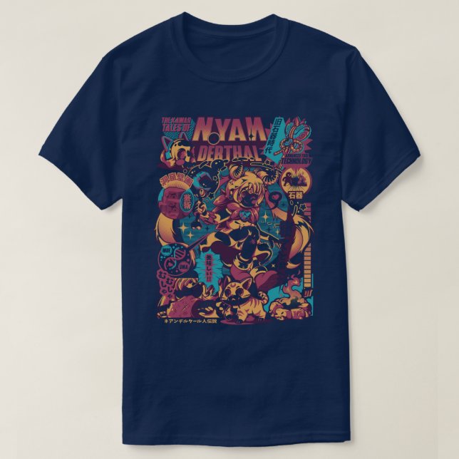 Camiseta NYANderthal (Diseño del anverso)