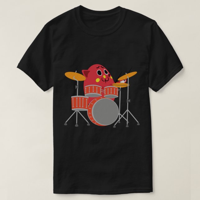 Camiseta Nyango Star Drumset Nyango lover (Diseño del anverso)