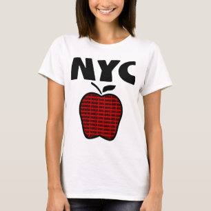 Camiseta NYC - Apple grande con las 5 ciudades