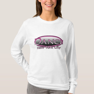Camiseta NYC Danza Cepa Rosa Caliente WHT