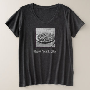 Camiseta NYC de la tapa de alcachofa para damas y 