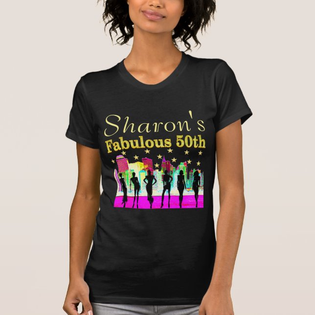 CAMISETA NYC DIVA T SHIRT PERSONALIZADO 50 CUMPLEAÑOS (Anverso)