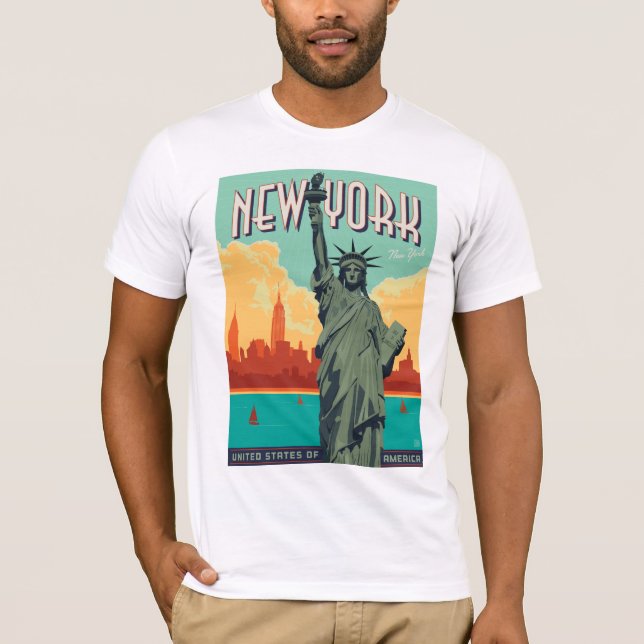 Camiseta NYC - Lady Liberty (Anverso)