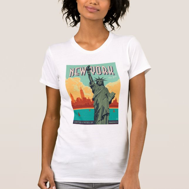 Camiseta NYC - Lady Liberty (Anverso)