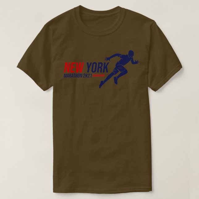 Camiseta NYC Marathon Run 2021 Marathon Runner (Diseño del anverso)