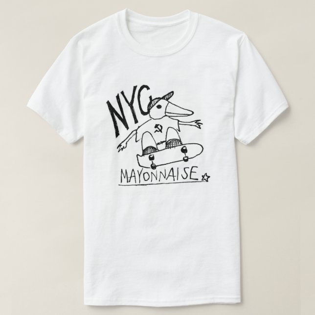Camiseta NYC Mayonnaise (Diseño del anverso)